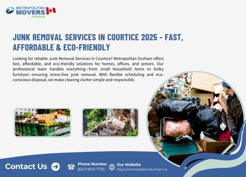 Junk Removal Services in Courtice 2025 - Fast, Affordable & Eco-Friendly