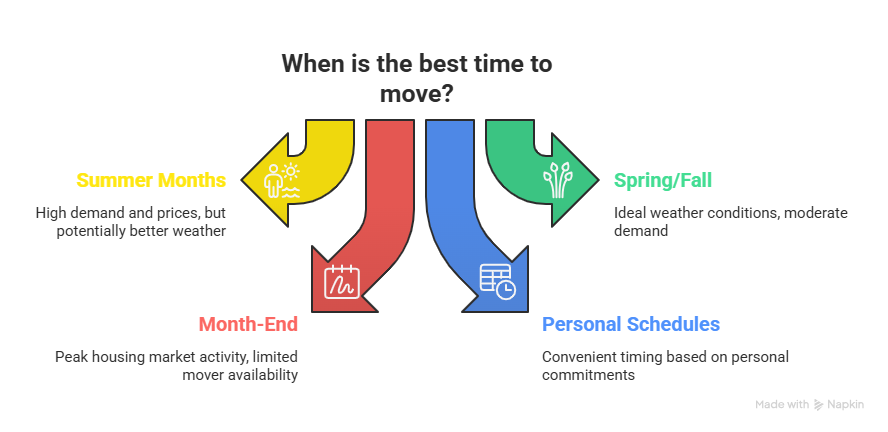 moving timing tips port perry