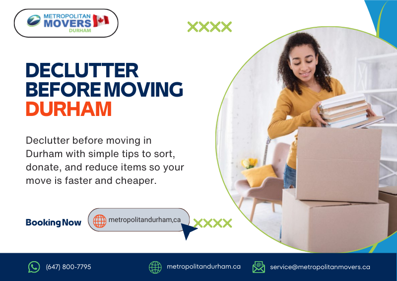 declutter before moving Durham