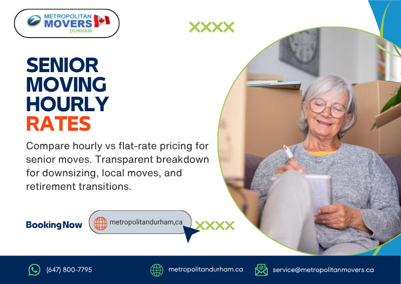 senior moving hourly rates Durham